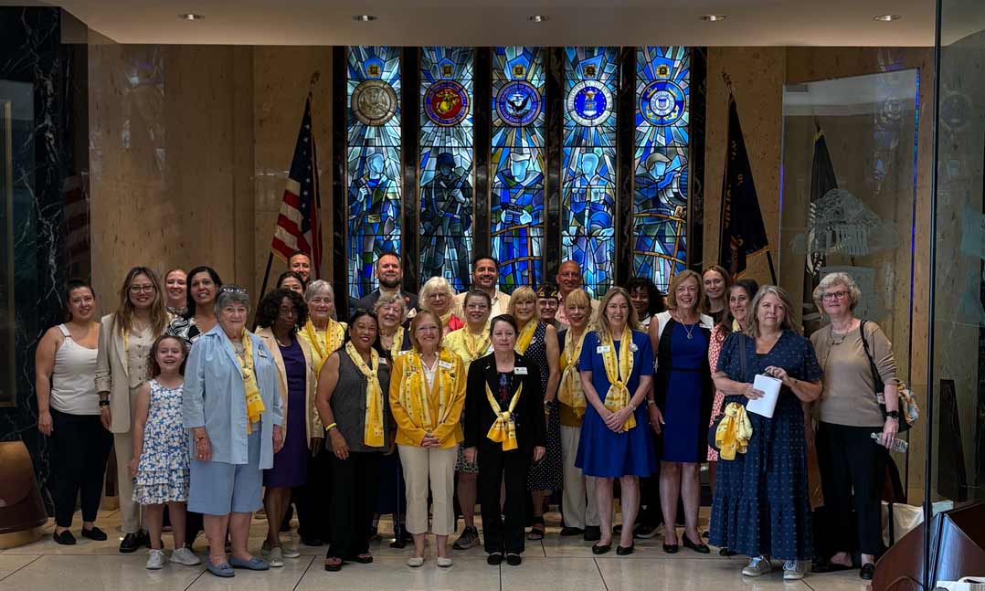 Gold Star spouses visit VFW Washington Office June 2025