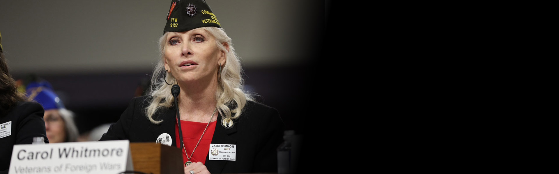 Carol Whitmore VFW National Commander Testimony 2026