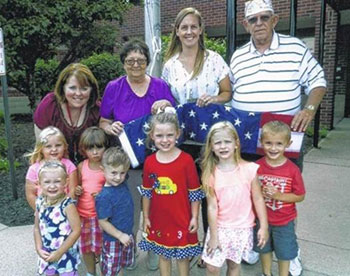 Ohio Post Donates US Flags Insert