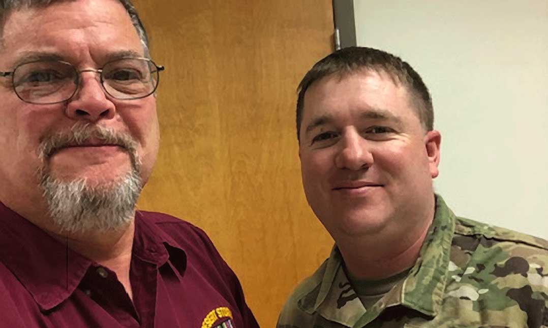 VFW Recruiter Tim Peters
