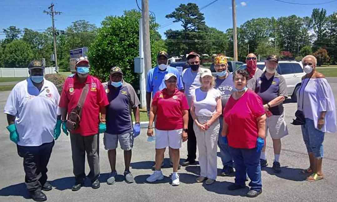 VFW Post members in Maryland come together to support their community during the pandemic