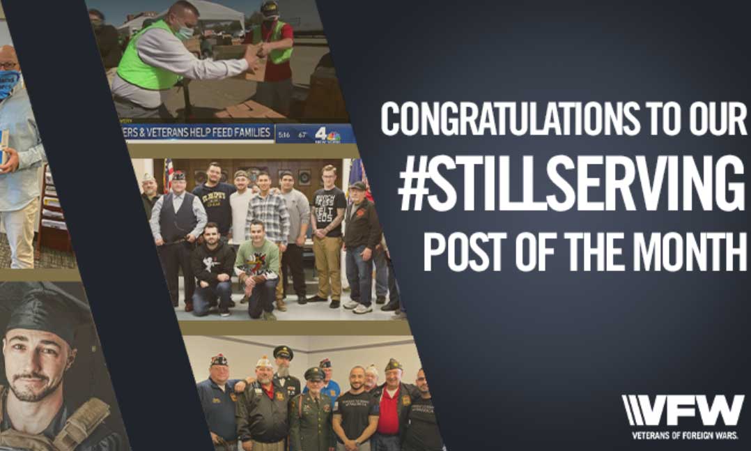 January 2021 VFW #StillServing Post of the Month