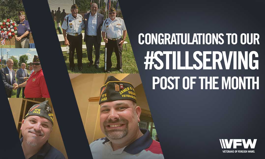 VFW Post 2423 October 2021 #StillServing Post of the Month