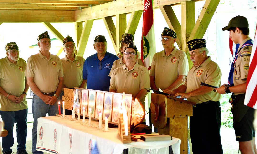 VFW Post 2836 presents the Eagle Scout Award to Ryan Sullivan