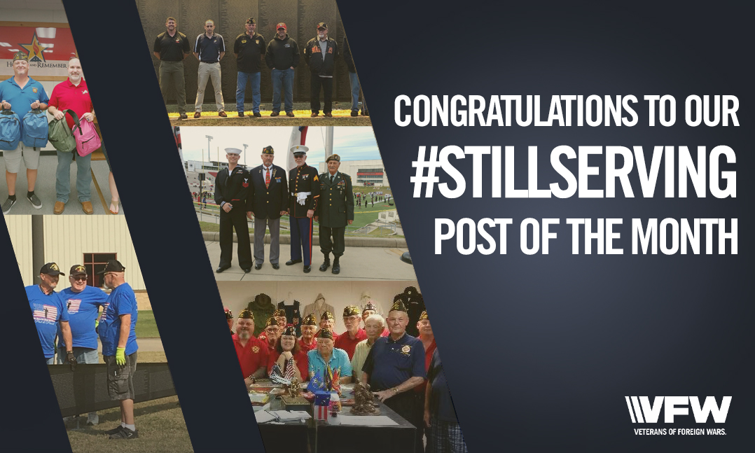 November 2021 VFW #StillServing Post of the Month VFW Post 1514