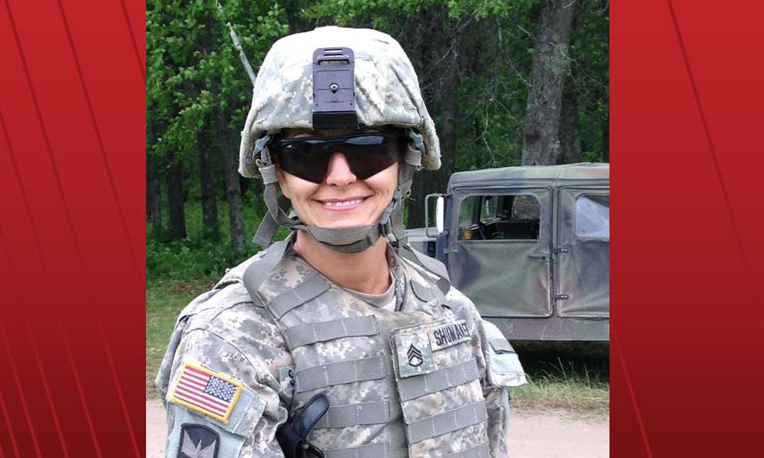 Minnesota Army National Guardsman Jennifer Shumaker