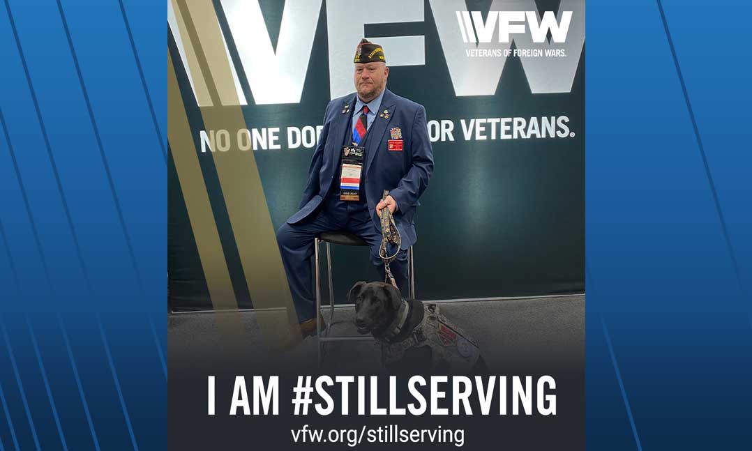 VFW member and veteran Dave Rogers