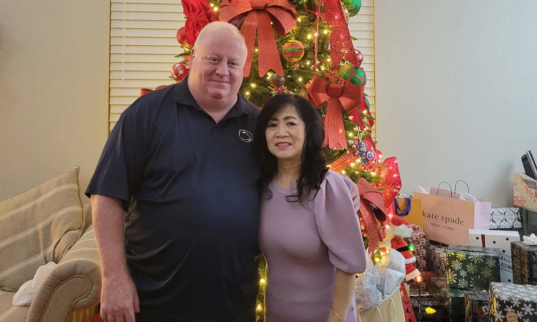 VFW Accredited Service Officer Russell Meredith with wife, Lynn