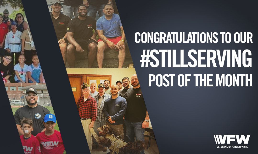 VFW Post 149 November 2022 VFW #StillServing Post of the Month