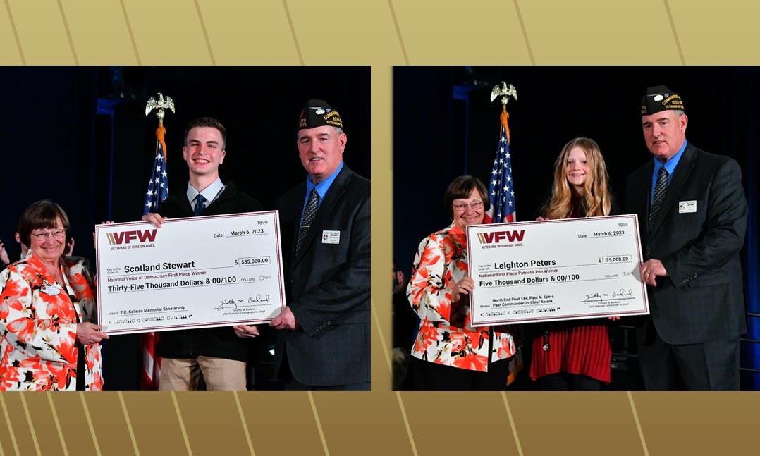 VFW announces its 2023 Voice of Democracy Winner