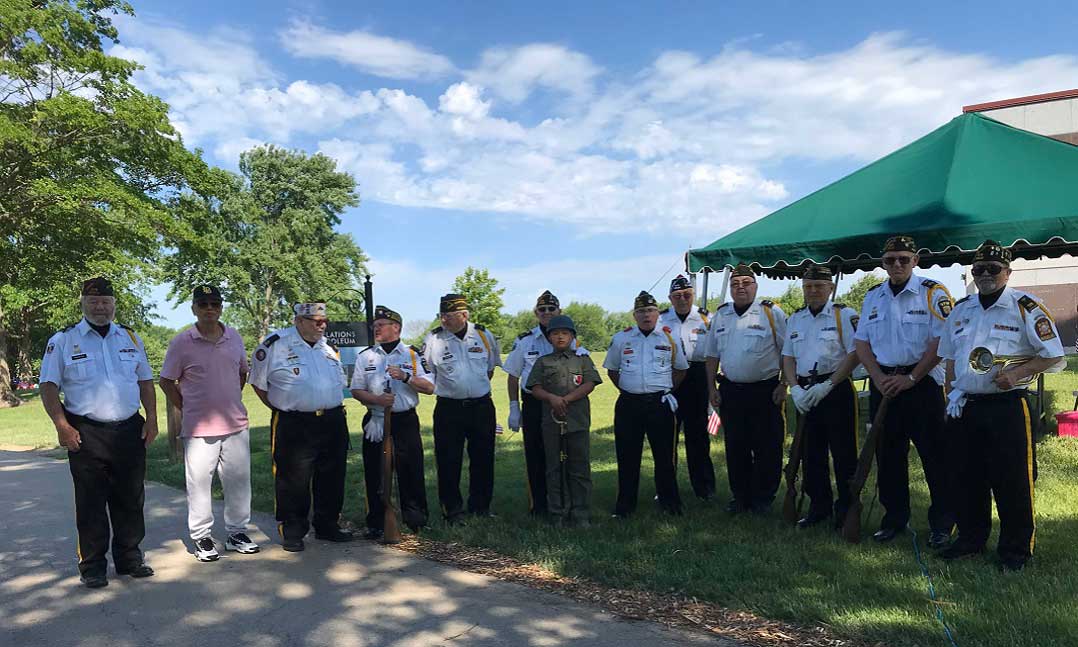 Members of the VFW Post 10906 Honor Guard