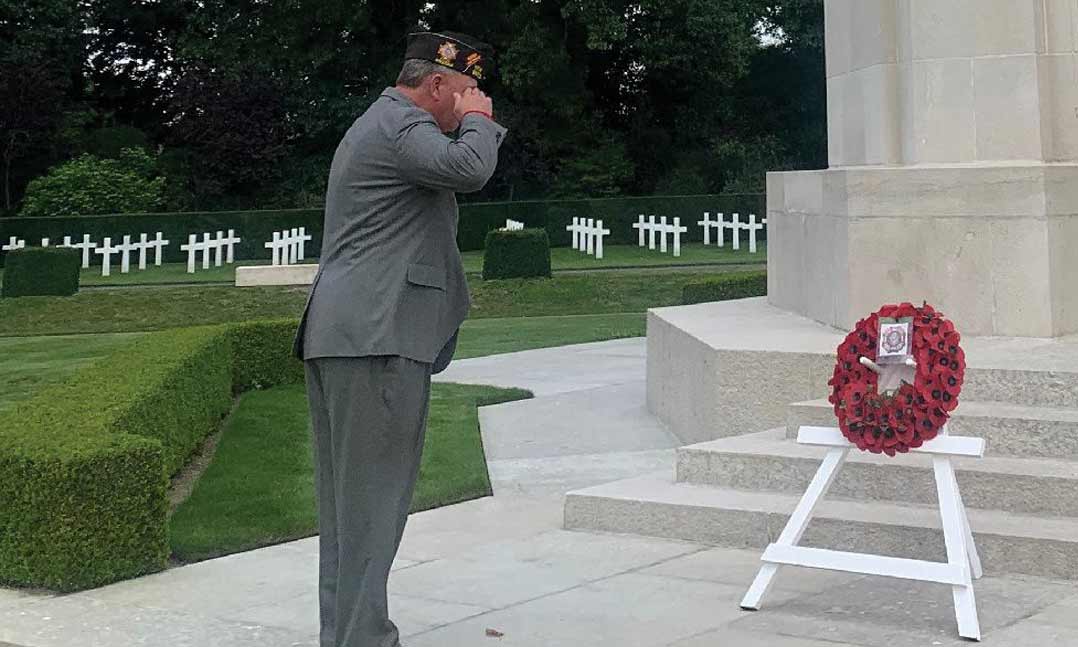 VFW National Commander visits Flanders Field