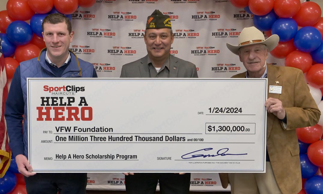 VFW Sport Clips check presentation