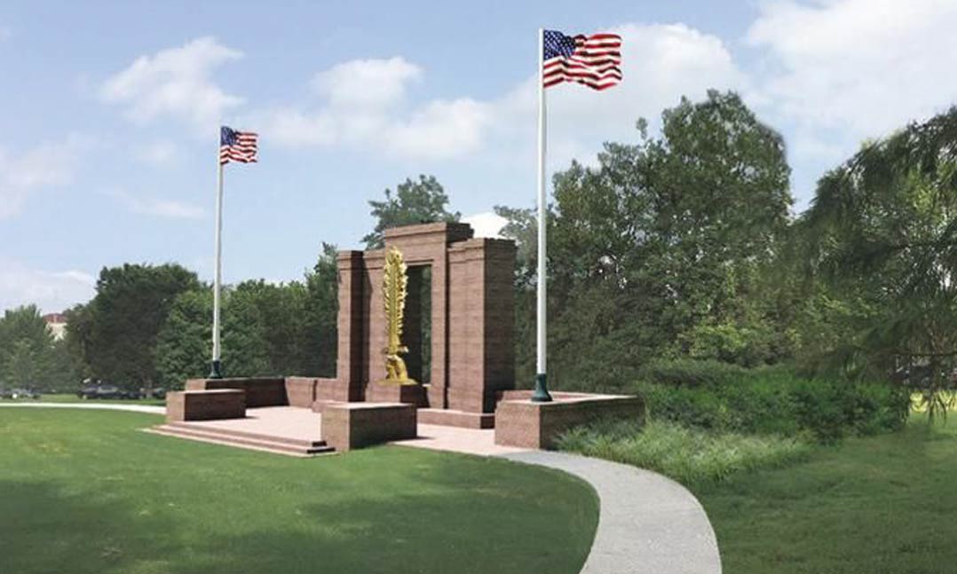 The 2nd Infantry Division Memorial in Washington, D.C.