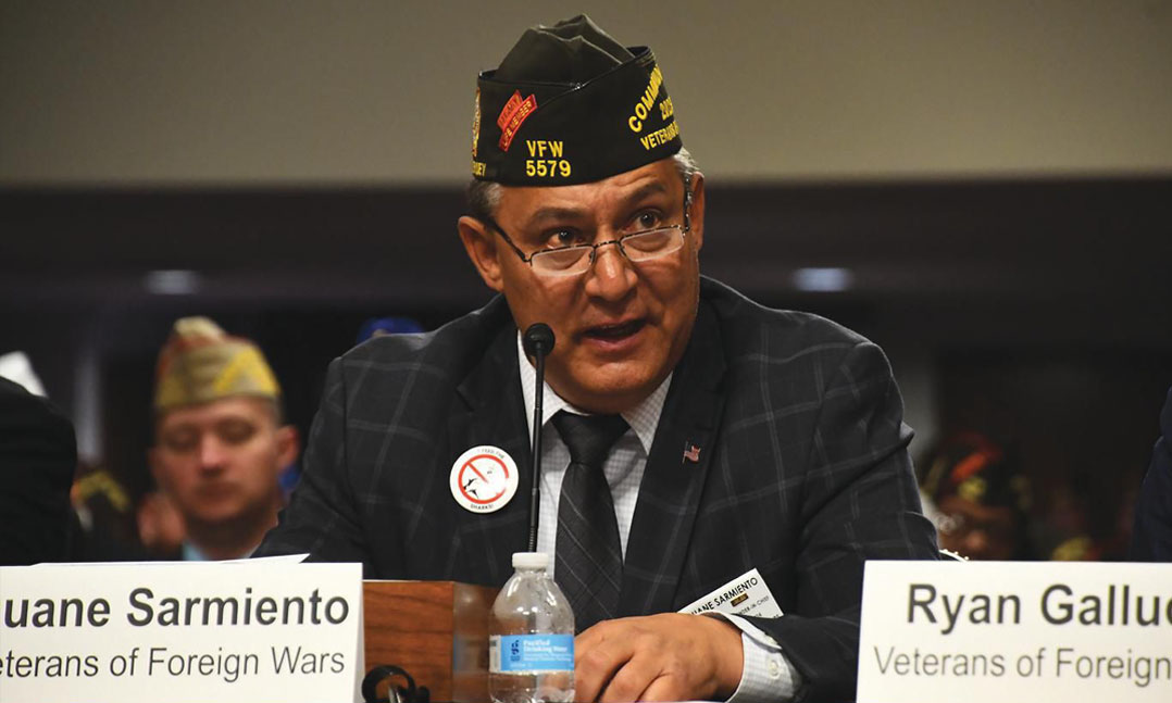 VFW National Commander Duane Sarmiento testifies before Congress