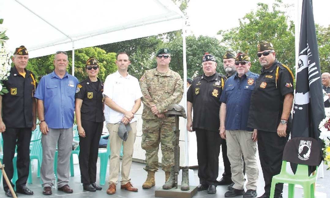 VFW members attend a National POW/MIA Recognition Day ceremony