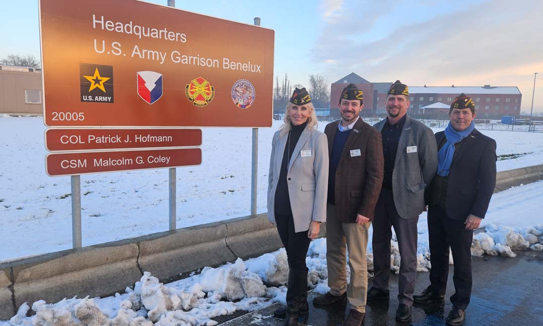 VFW National Sr. Vice Commander Carol Witmore visits troops in Europe