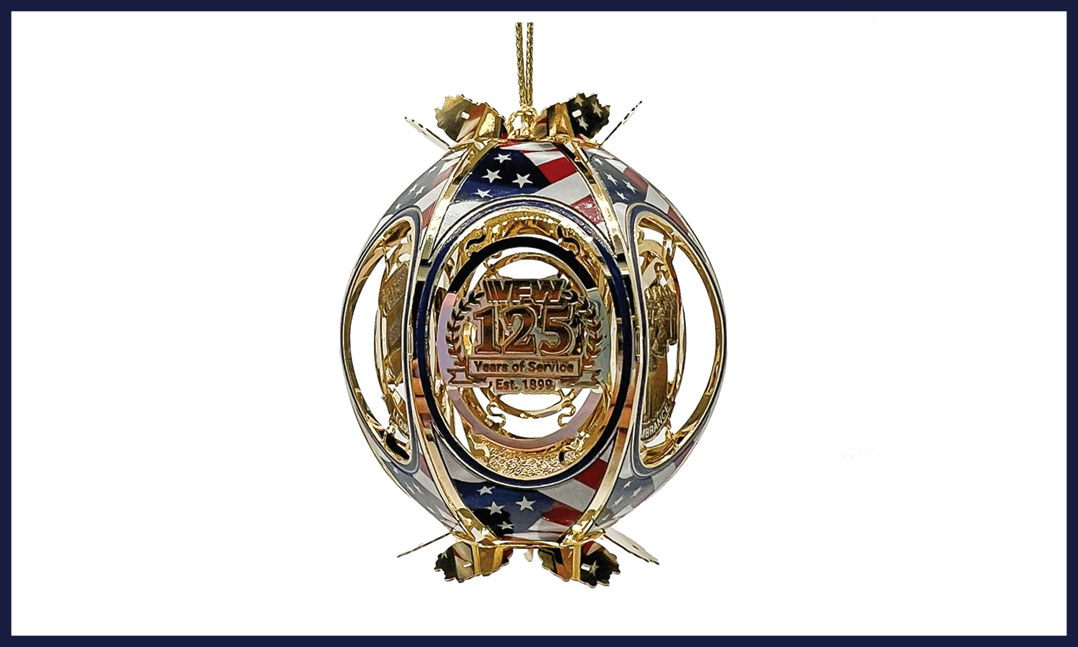 VFW 125th anniversary ornament