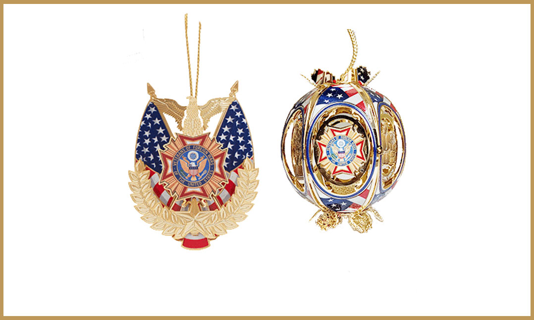 VFW holiday ornaments