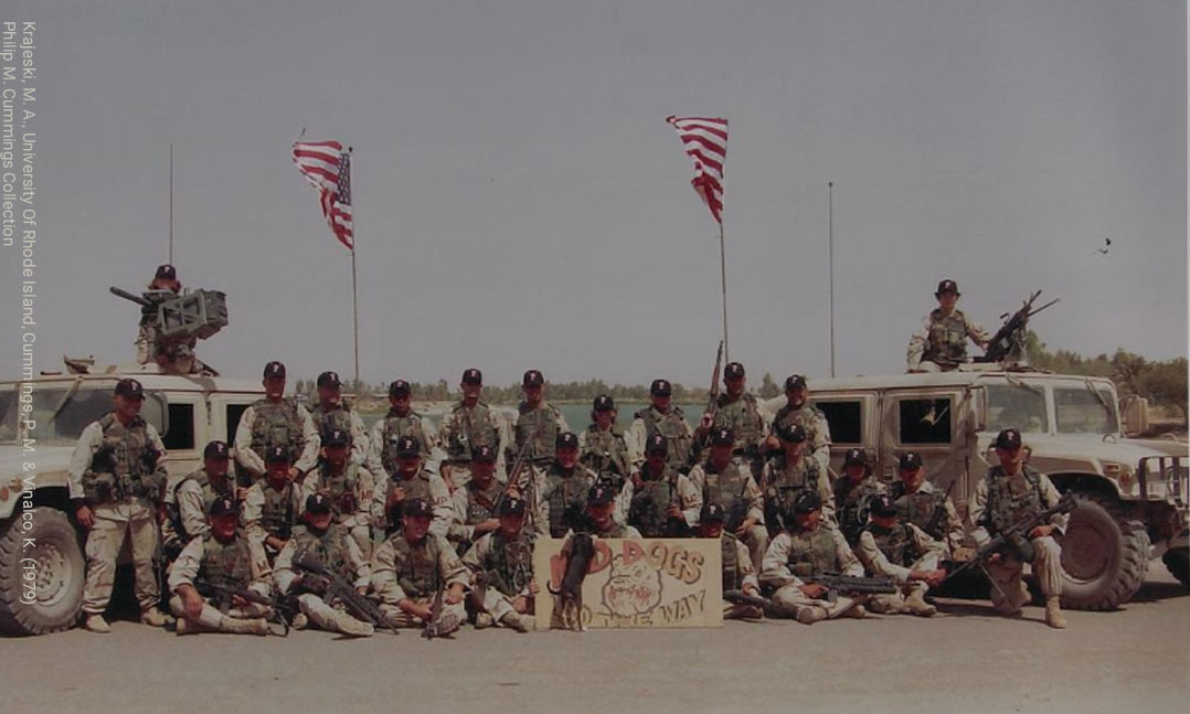 15th Military Police Company in Iraq 2008 Kajeski, M. A., University Of Rhode Island, Cummings, P. M. & Vinalco, K. (1979) Philip M. Cummings Collection