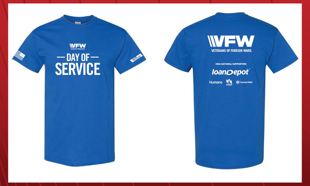New VFW Day of Service Shirts