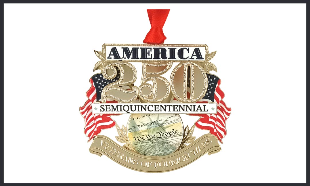 America 250 ornament
