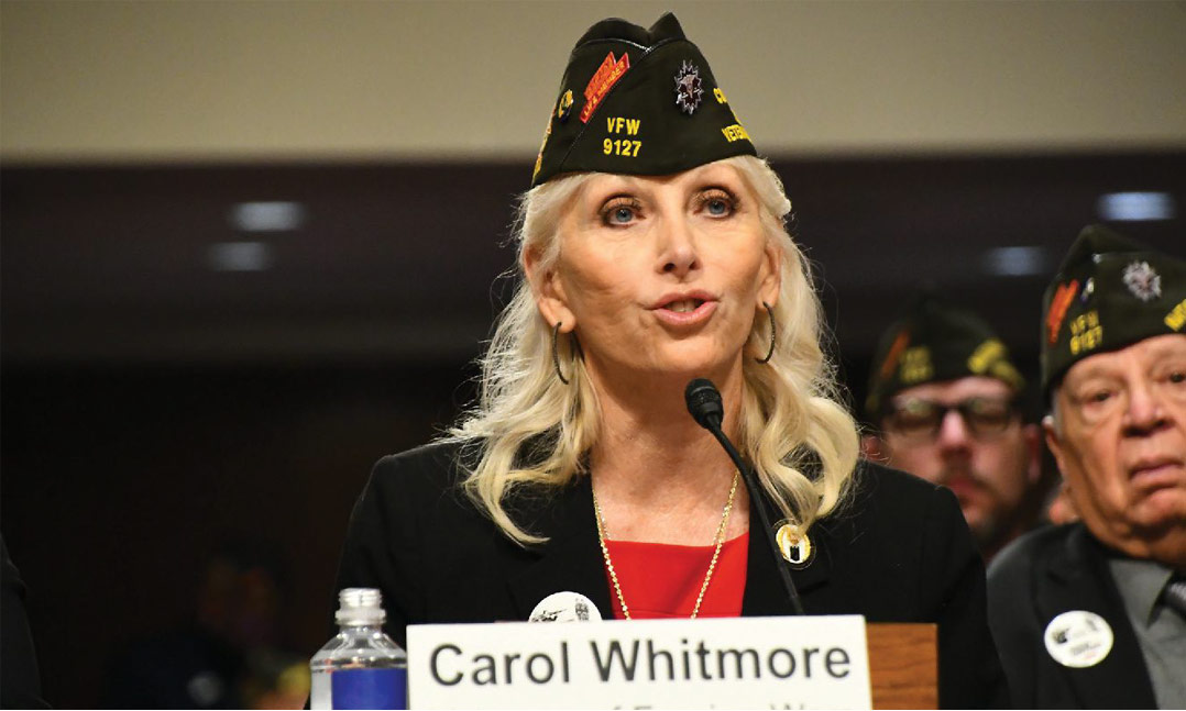 VFW National Commander Carol Whitmore testifies before Congress