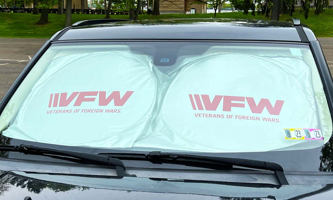 VFW car sun shield