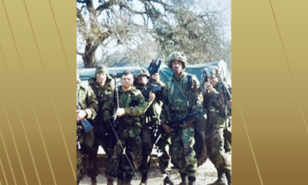 Army veteran Stevie Wonder Houston,