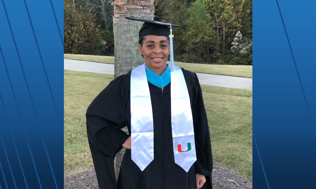 Air Force veteran and VFW’s “Sport Clips Help-a-Hero Scholarship” recipient Ivonne Jones