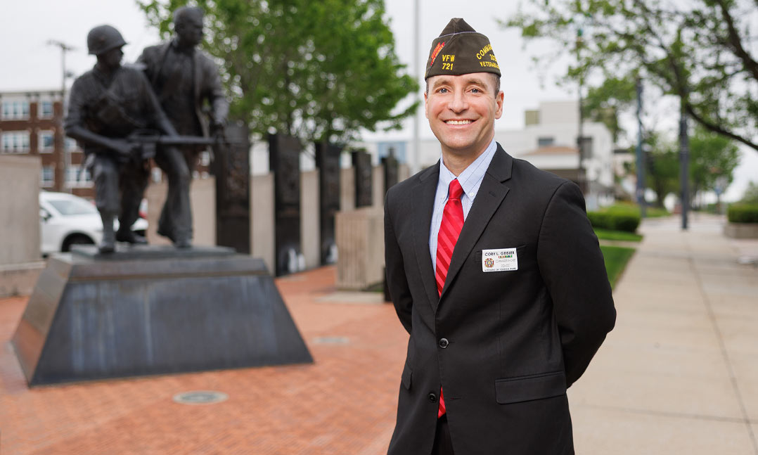 VFW National Commander Cory Geisler