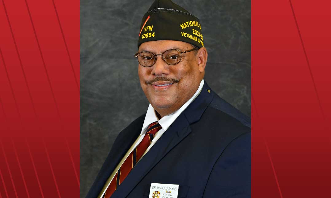 VFW National Chaplain Dr. Harold Sayles 2021-22