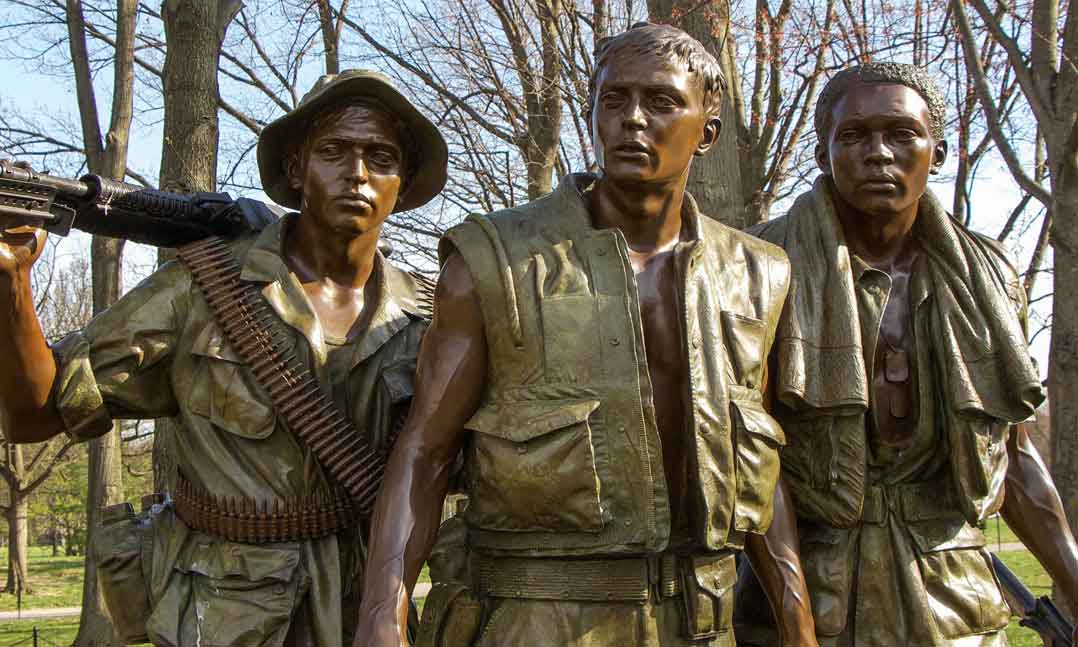 Vietnam Memorial Statues