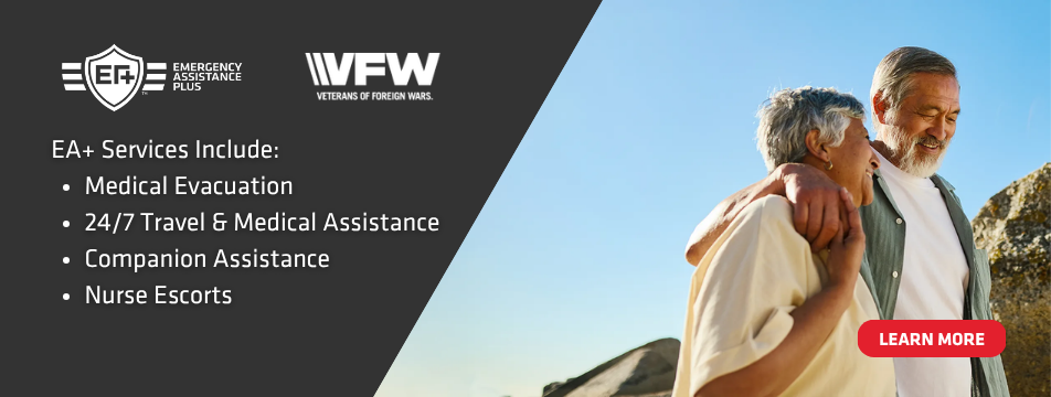 VFW members save more travel accident protection with EA+