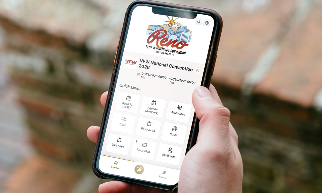 Download the VFW Events App for the 127th VFW National Convention in Reno, Nevada
