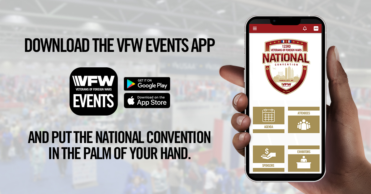 VFW National Convention is live in the VFW Events App